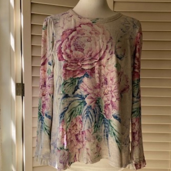 Floral Print Pullover Sweater 🆕 - Picture 1 of 7